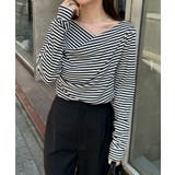 ドレープオフショルリブロンＴ | RANAN | 詳細画像22 