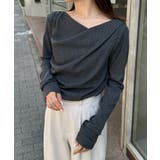 ドレープオフショルリブロンＴ | RANAN | 詳細画像26 