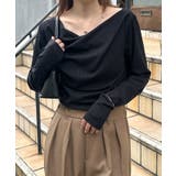 ドレープオフショルリブロンＴ | RANAN | 詳細画像30 