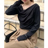 ドレープオフショルリブロンＴ | RANAN | 詳細画像32 