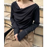 ドレープオフショルリブロンＴ | RANAN | 詳細画像33 