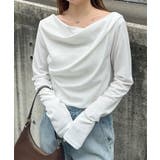 ドレープオフショルリブロンＴ | RANAN | 詳細画像35 