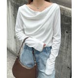 ドレープオフショルリブロンＴ | RANAN | 詳細画像37 