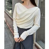 ドレープオフショルリブロンＴ | RANAN | 詳細画像46 