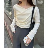 ドレープオフショルリブロンＴ | RANAN | 詳細画像48 