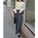 ドレープオフショルリブロンＴ | RANAN | 詳細画像49 