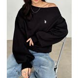 ブラック | ＜Ｕ．Ｓ．Ｐ＞ワンショルスウェット | RANAN
