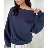 ネイビー | ＜Ｕ．Ｓ．Ｐ＞ワンショルスウェット | RANAN