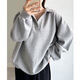 襟付きオーバーサイズスウェット | RANAN | 詳細画像1 