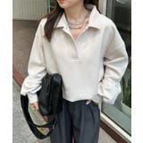 襟付きオーバーサイズスウェット | RANAN | 詳細画像13 