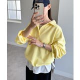 襟付きオーバーサイズスウェット | RANAN | 詳細画像21 