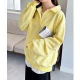 襟付きオーバーサイズスウェット | RANAN | 詳細画像22 