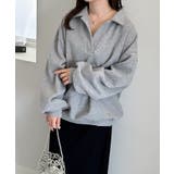 襟付きオーバーサイズスウェット | RANAN | 詳細画像4 