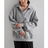 襟付きオーバーサイズスウェット | RANAN | 詳細画像6 