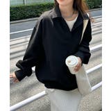 襟付きオーバーサイズスウェット | RANAN | 詳細画像7 