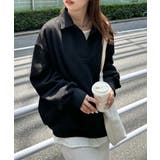 襟付きオーバーサイズスウェット | RANAN | 詳細画像8 
