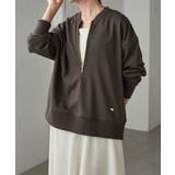 フロントハーフジップスウェット | RANAN | 詳細画像1