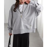 フロントハーフジップスウェット | RANAN | 詳細画像8