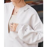 深Ｖネックロゴ刺繍スウェット | RANAN | 詳細画像10 