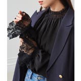 レースフリルプチハイネックブラウス | RANAN | 詳細画像14 