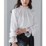 レースフリルプチハイネックブラウス | RANAN | 詳細画像6