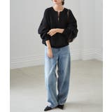 ハーフジップスウェットライクニット | RANAN | 詳細画像13 