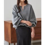 ハーフジップスウェットライクニット | RANAN | 詳細画像16 