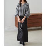 ハーフジップスウェットライクニット | RANAN | 詳細画像17 