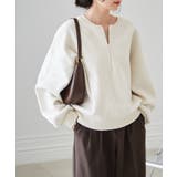 ハーフジップスウェットライクニット | RANAN | 詳細画像2 