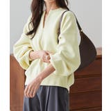 ハーフジップスウェットライクニット | RANAN | 詳細画像23 