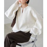 ハーフジップスウェットライクニット | RANAN | 詳細画像5 