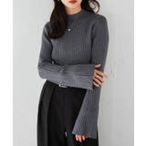 フレアースリーブニュアンスカラーニット | RANAN | 詳細画像13 