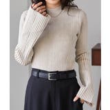 フレアースリーブニュアンスカラーニット | RANAN | 詳細画像3 