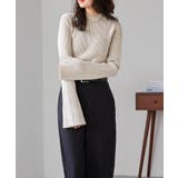 フレアースリーブニュアンスカラーニット | RANAN | 詳細画像6 