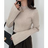 フレアースリーブニュアンスカラーニット | RANAN | 詳細画像8 