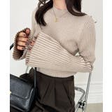 フレアースリーブニュアンスカラーニット | RANAN | 詳細画像9 