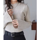 ベージュ | フレアースリーブニュアンスカラーニット | RANAN