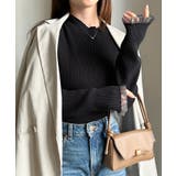 シアーフリルハイネックリブニット | RANAN | 詳細画像12 