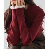 シアーフリルハイネックリブニット | RANAN | 詳細画像19 