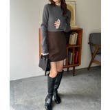 シアーフリルハイネックリブニット | RANAN | 詳細画像3 