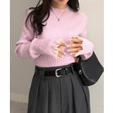 シアーフリルハイネックリブニット | RANAN | 詳細画像31 