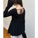 裾バルーンドッキングリブニット | RANAN | 詳細画像4 