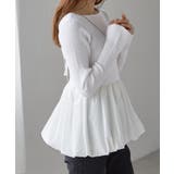 裾バルーンドッキングリブニット | RANAN | 詳細画像7 