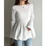 裾バルーンドッキングリブニット | RANAN | 詳細画像8 