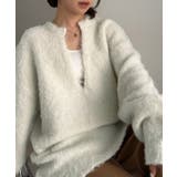 ディープキーネックシャギーニット | RANAN | 詳細画像1 