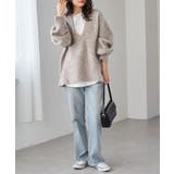 ディープキーネックシャギーニット | RANAN | 詳細画像16 