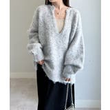 ディープキーネックシャギーニット | RANAN | 詳細画像18 