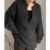 ディープキーネックシャギーニット | RANAN | 詳細画像8 