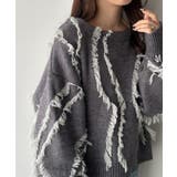 ニュアンスフリンジニット | RANAN | 詳細画像13