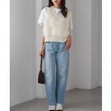 ループフリンジニットベスト | RANAN | 詳細画像3 